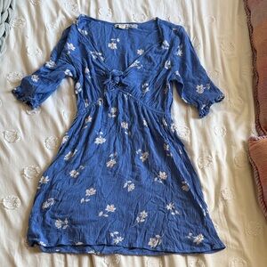 Billabong Navy Floral Mini Dress